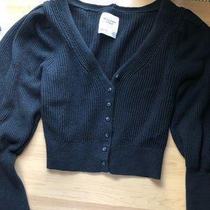 Abercrombie black cardigan